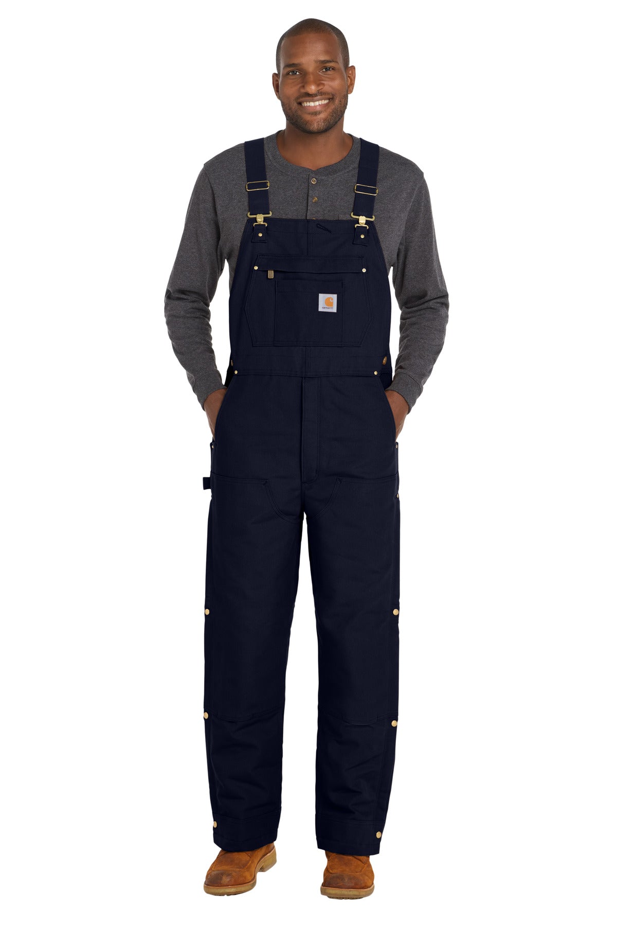 carhartt ®  firm duck insulated bib overalls ct106672