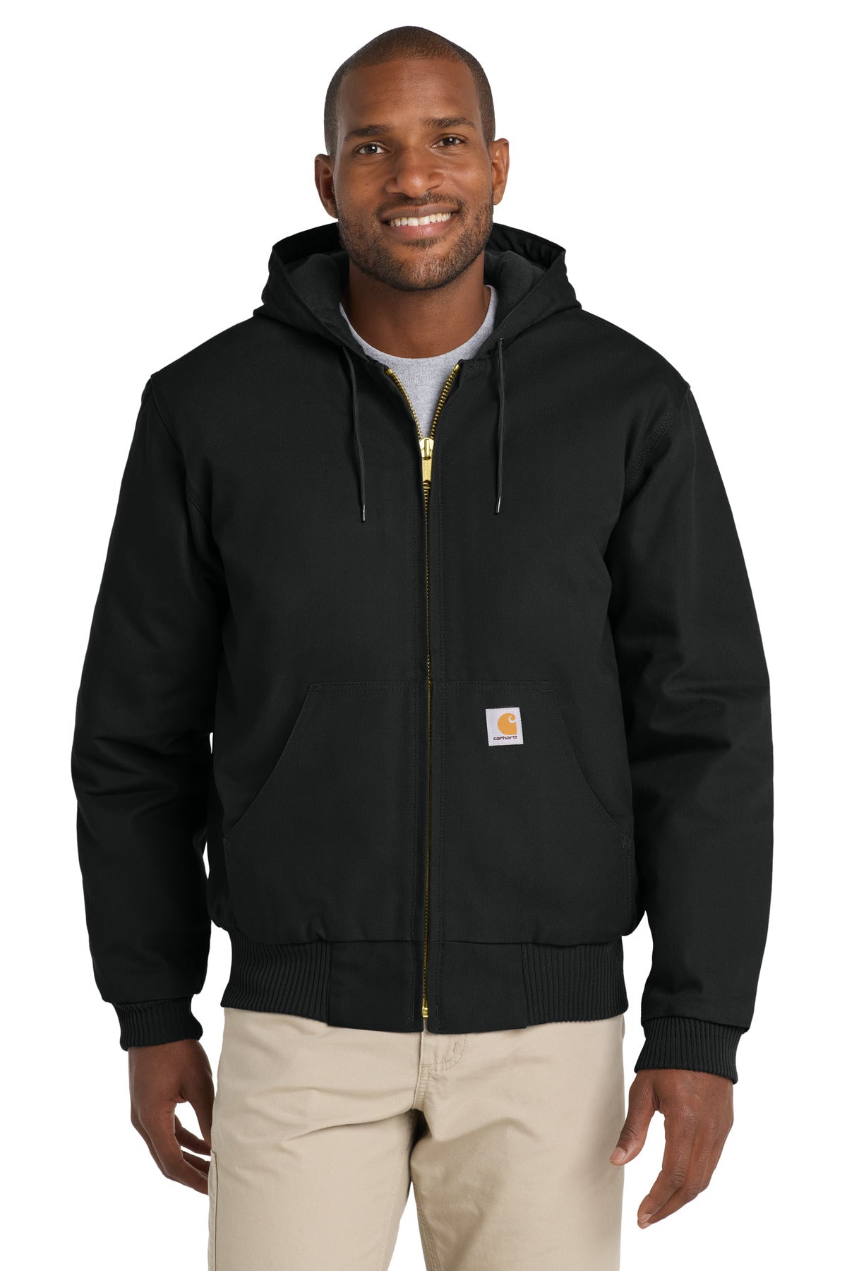 carhartt  ®  quilted-flanne-lined duck active jac. ct106677