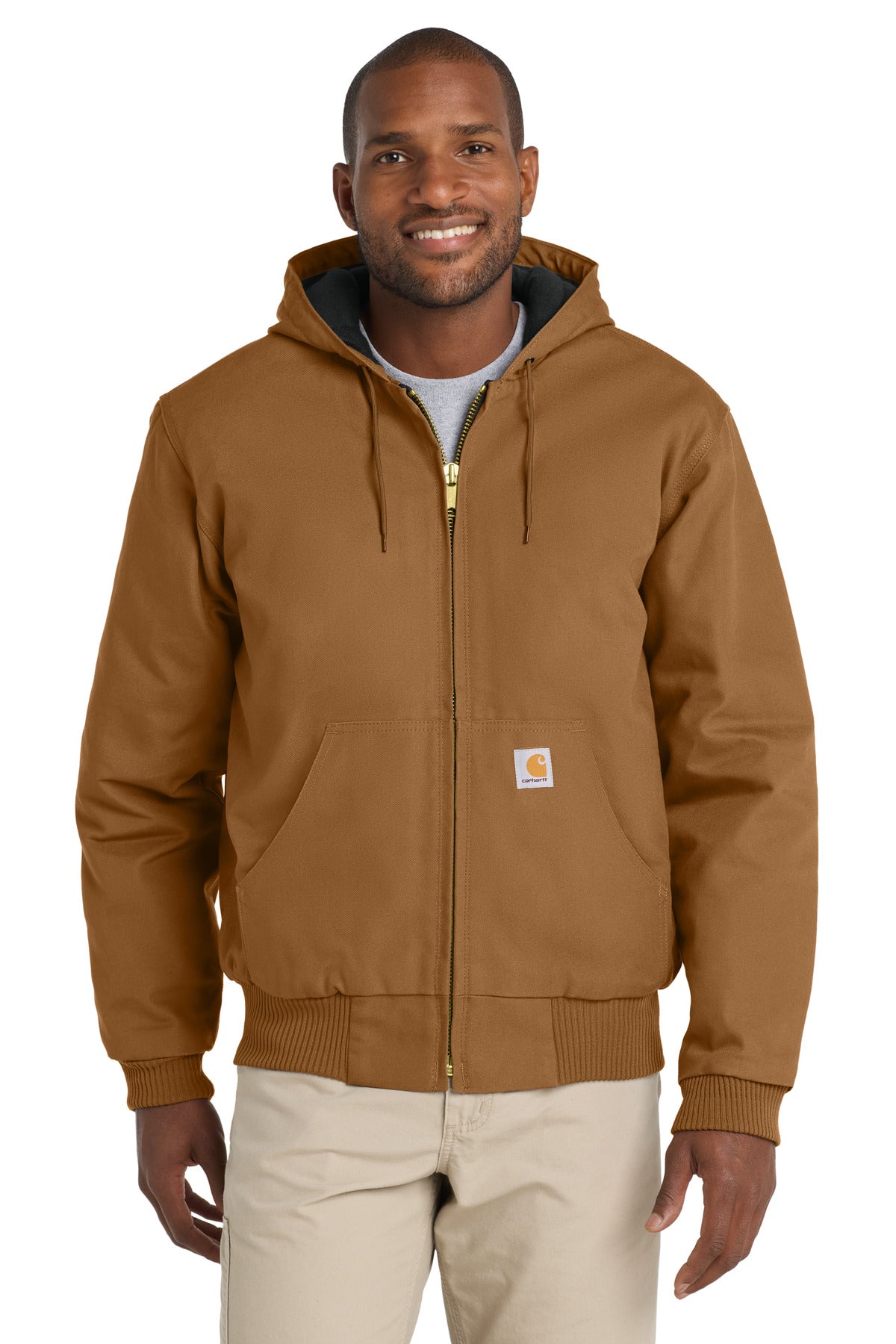 carhartt  ®  quilted-flanne-lined duck active jac. ct106677
