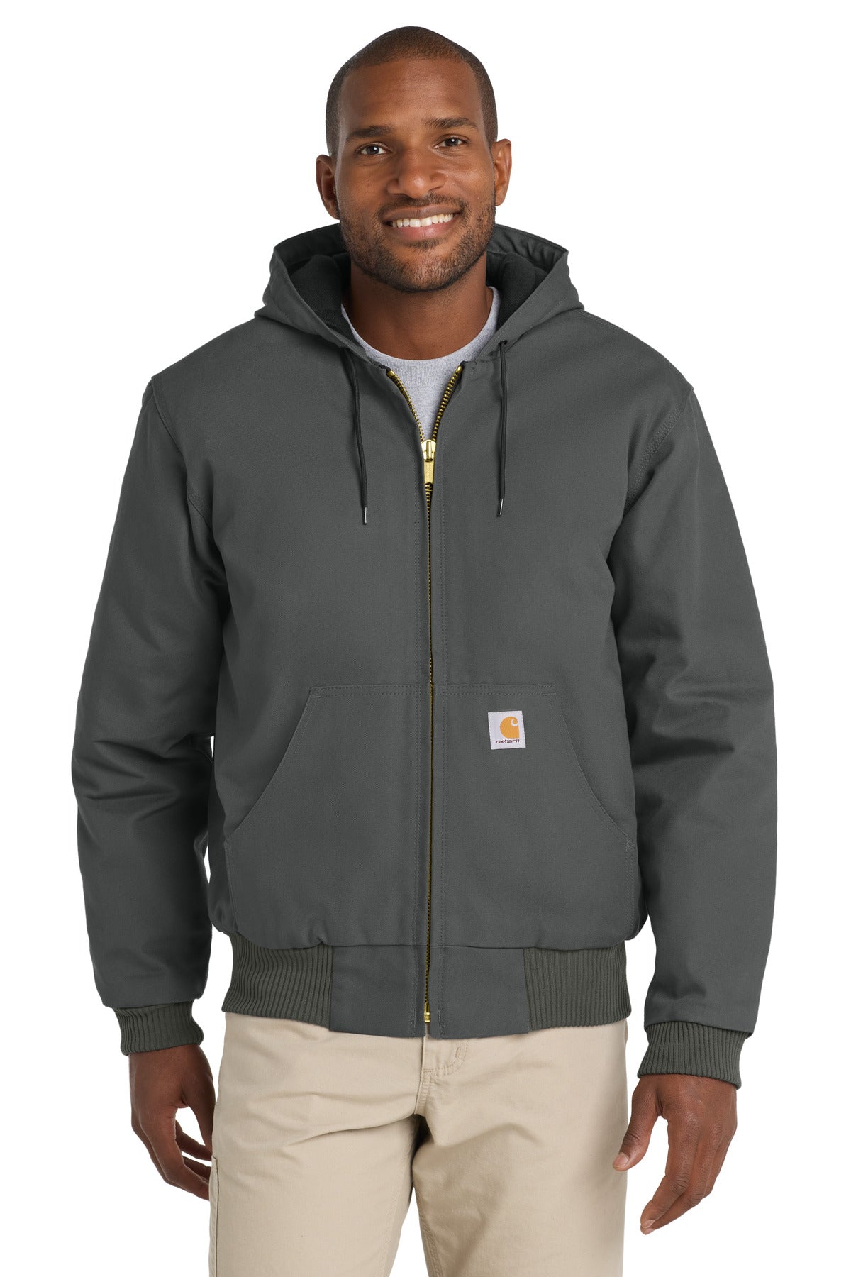 carhartt  ®  quilted-flanne-lined duck active jac. ct106677