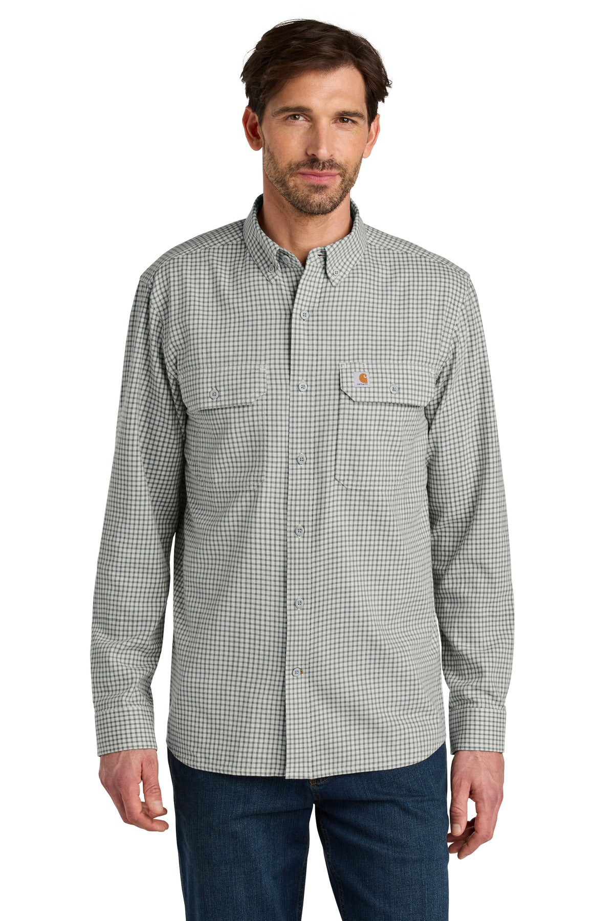 carhartt ®  rugged flex ®  plaid long sleeve shirt ct107109