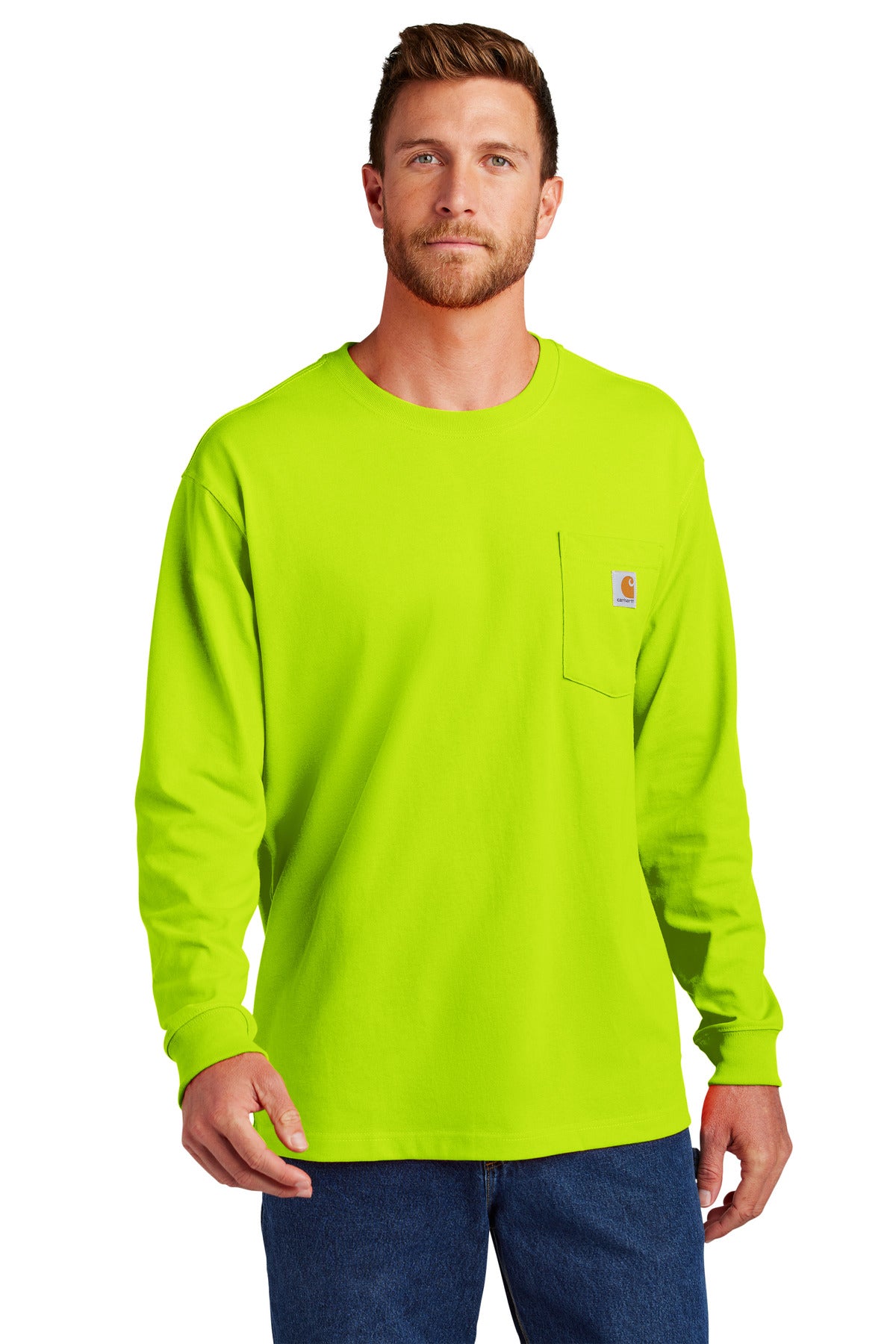 carhartt  ®  workwear pocket long sleeve t-shirt. ctk126