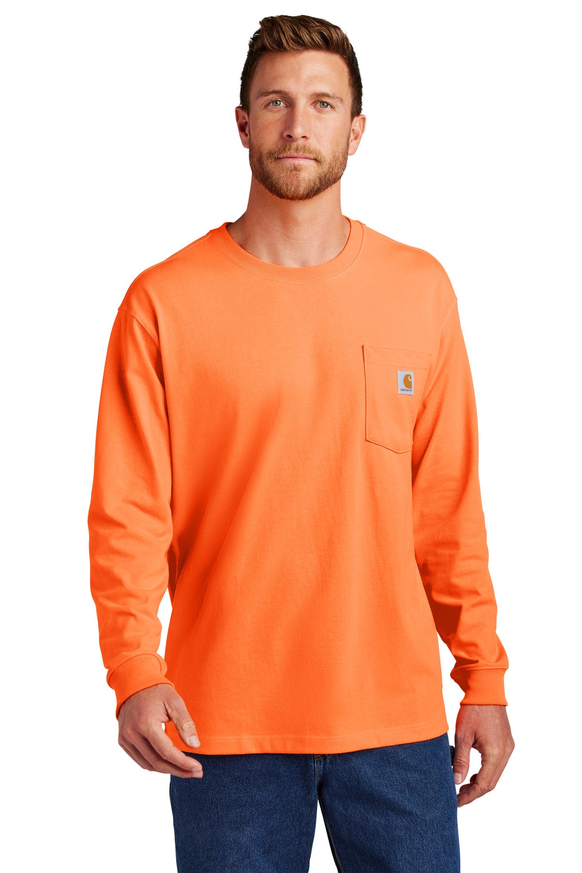 carhartt  ®  workwear pocket long sleeve t-shirt. ctk126