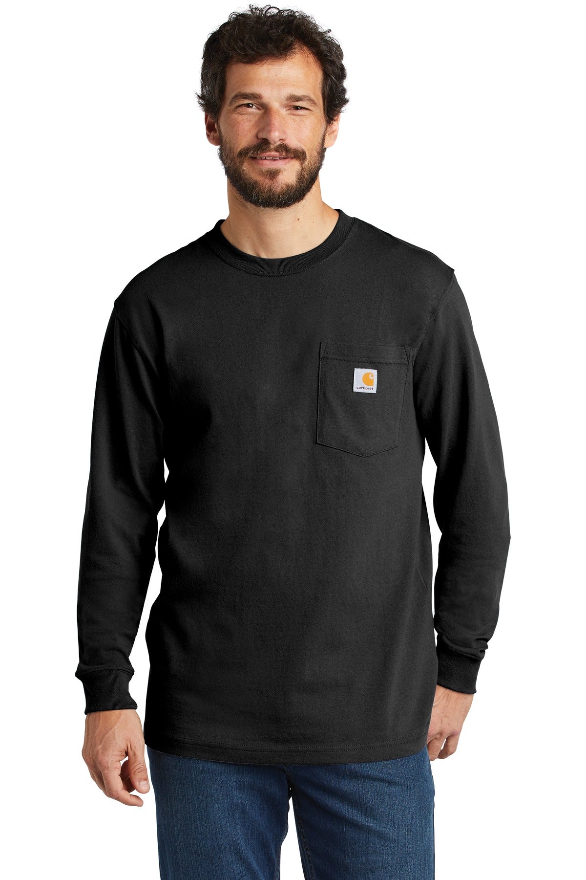 carhartt  ®  workwear pocket long sleeve t-shirt. ctk126