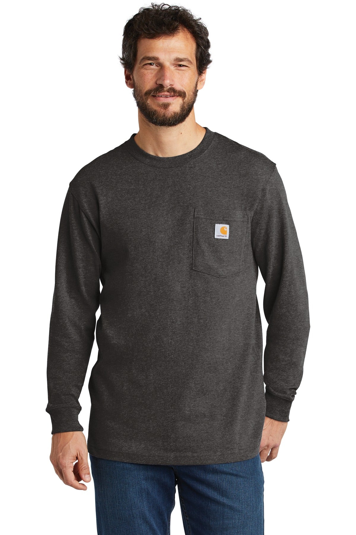 carhartt  ®  workwear pocket long sleeve t-shirt. ctk126