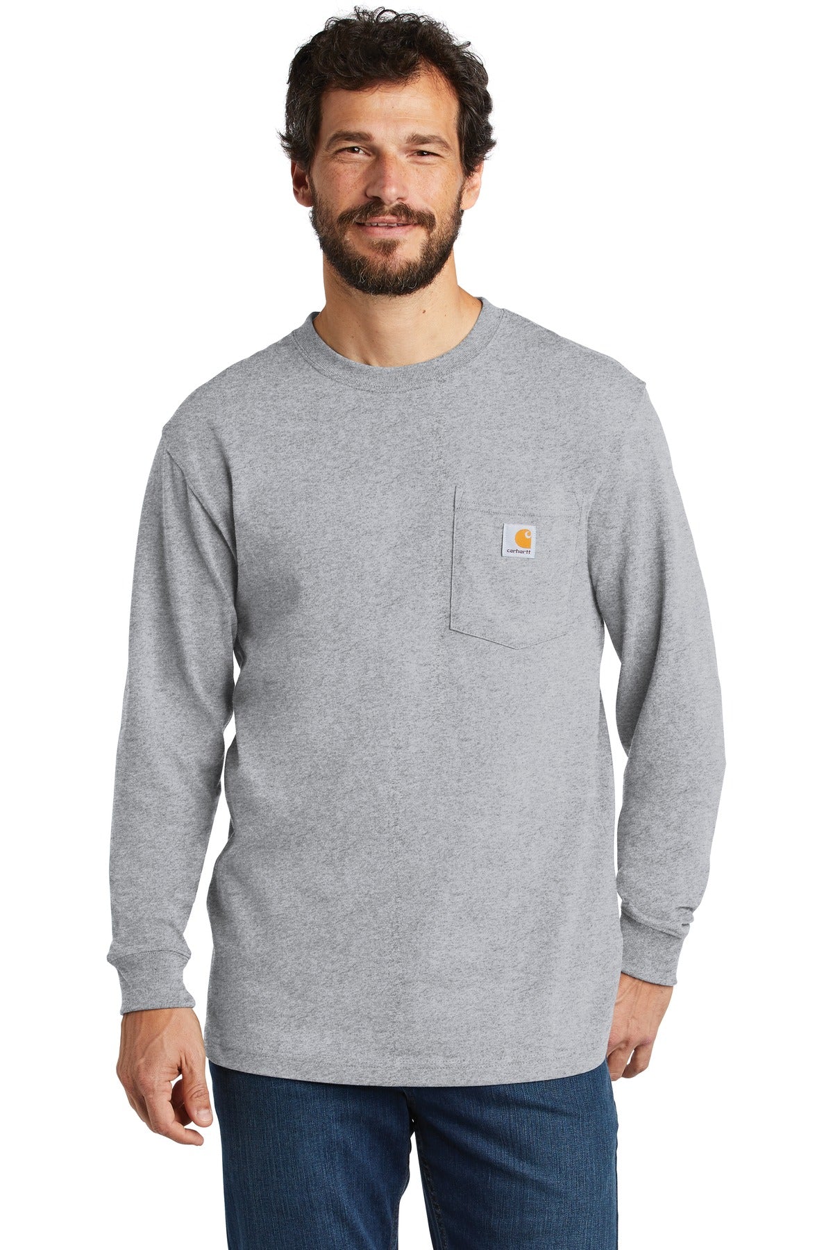 carhartt  ®  workwear pocket long sleeve t-shirt. ctk126