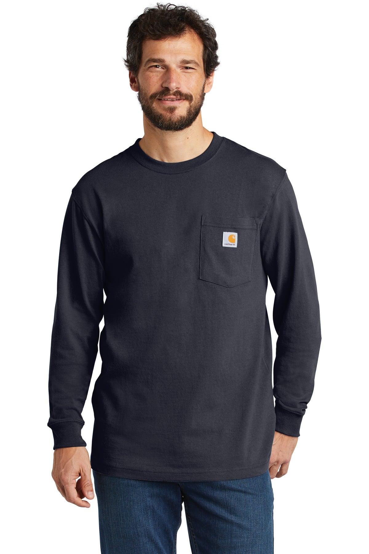 carhartt  ®  workwear pocket long sleeve t-shirt. ctk126