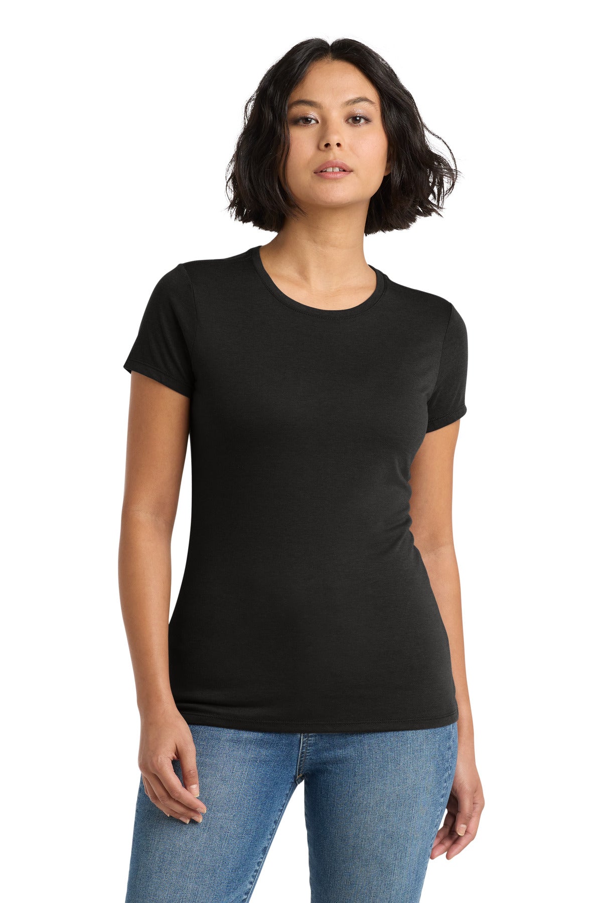 district  ®  women's perfect tri ®  tee. dm130l