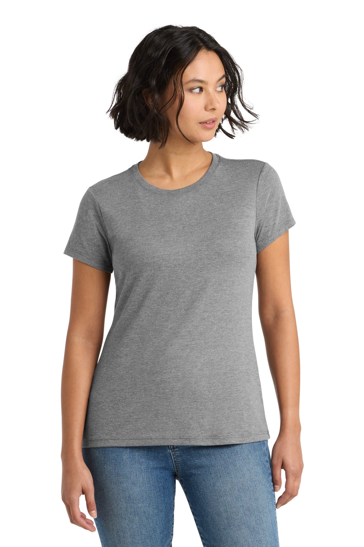 district  ®  women's perfect tri ®  tee. dm130l