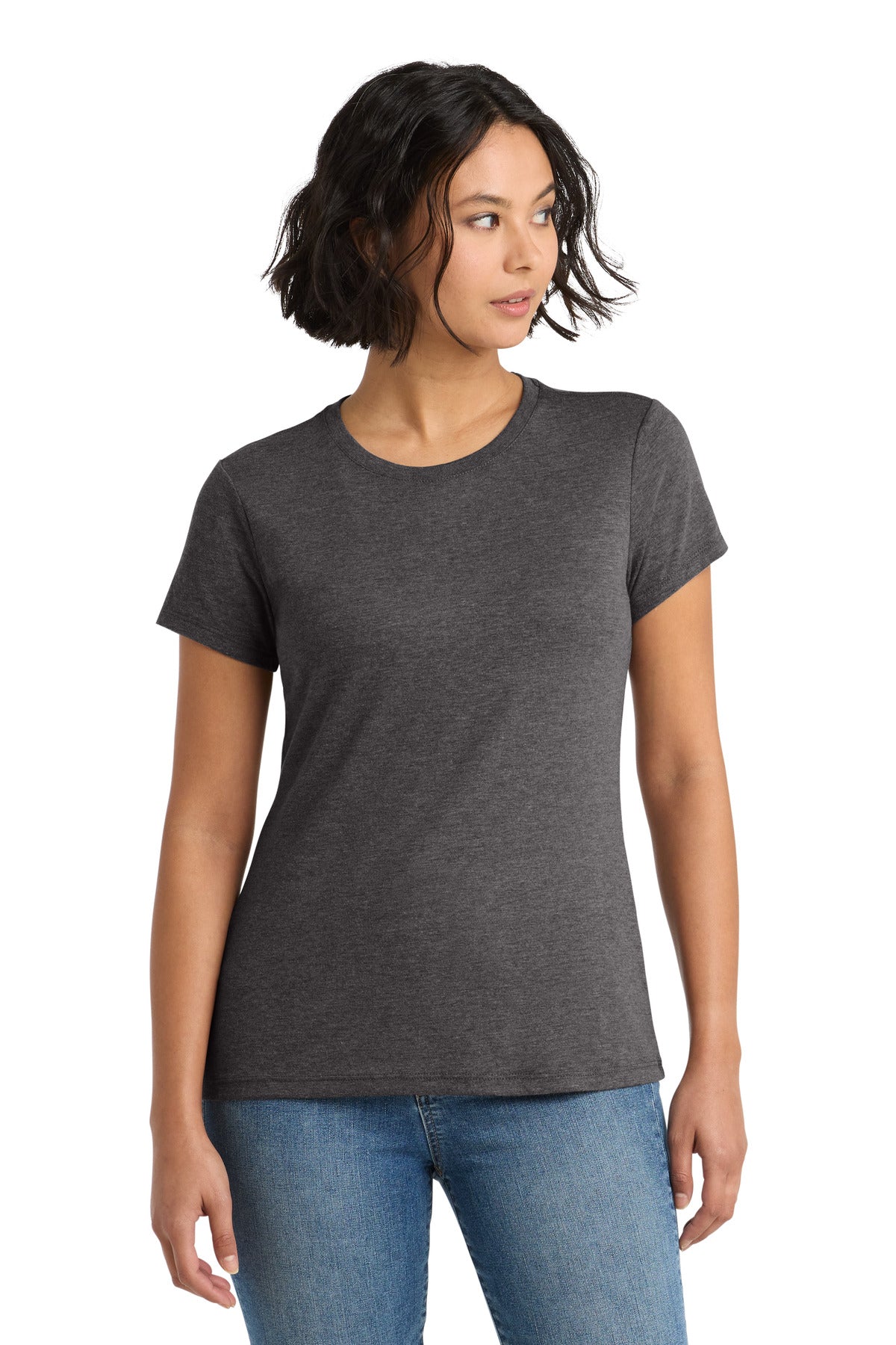 district  ®  women's perfect tri ®  tee. dm130l