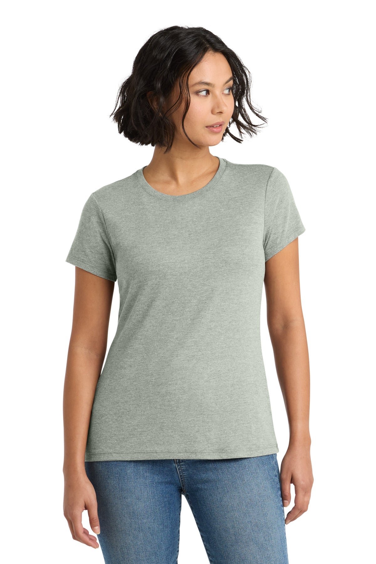 district  ®  women's perfect tri ®  tee. dm130l