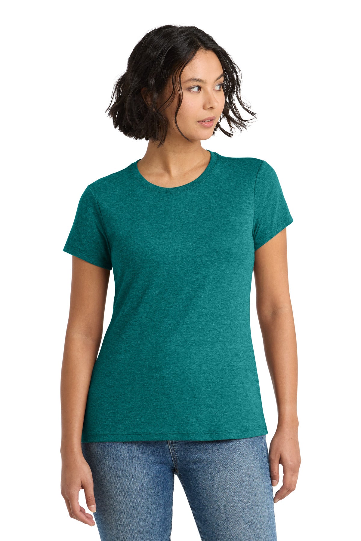 district  ®  women's perfect tri ®  tee. dm130l