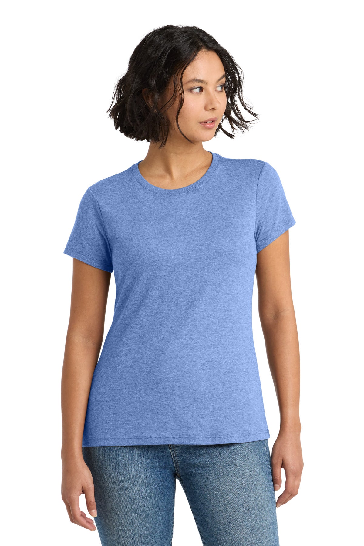 district  ®  women's perfect tri ®  tee. dm130l