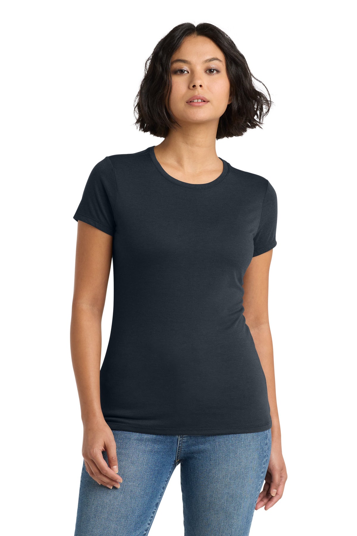 district  ®  women's perfect tri ®  tee. dm130l