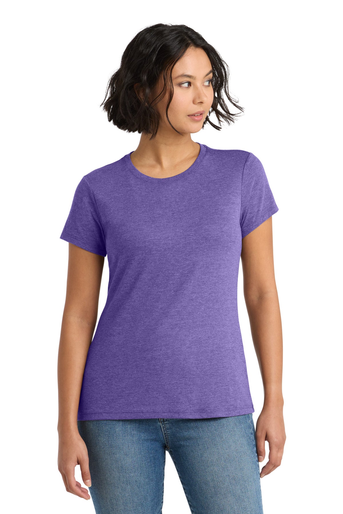 district  ®  women's perfect tri ®  tee. dm130l
