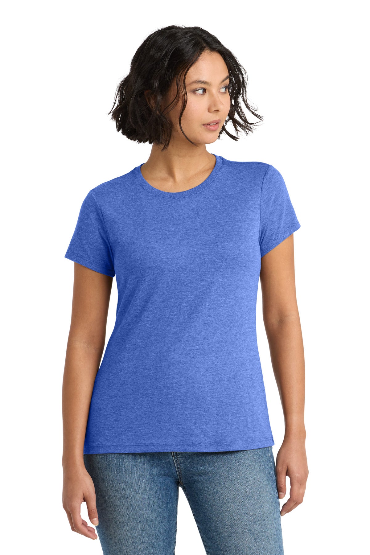 district  ®  women's perfect tri ®  tee. dm130l