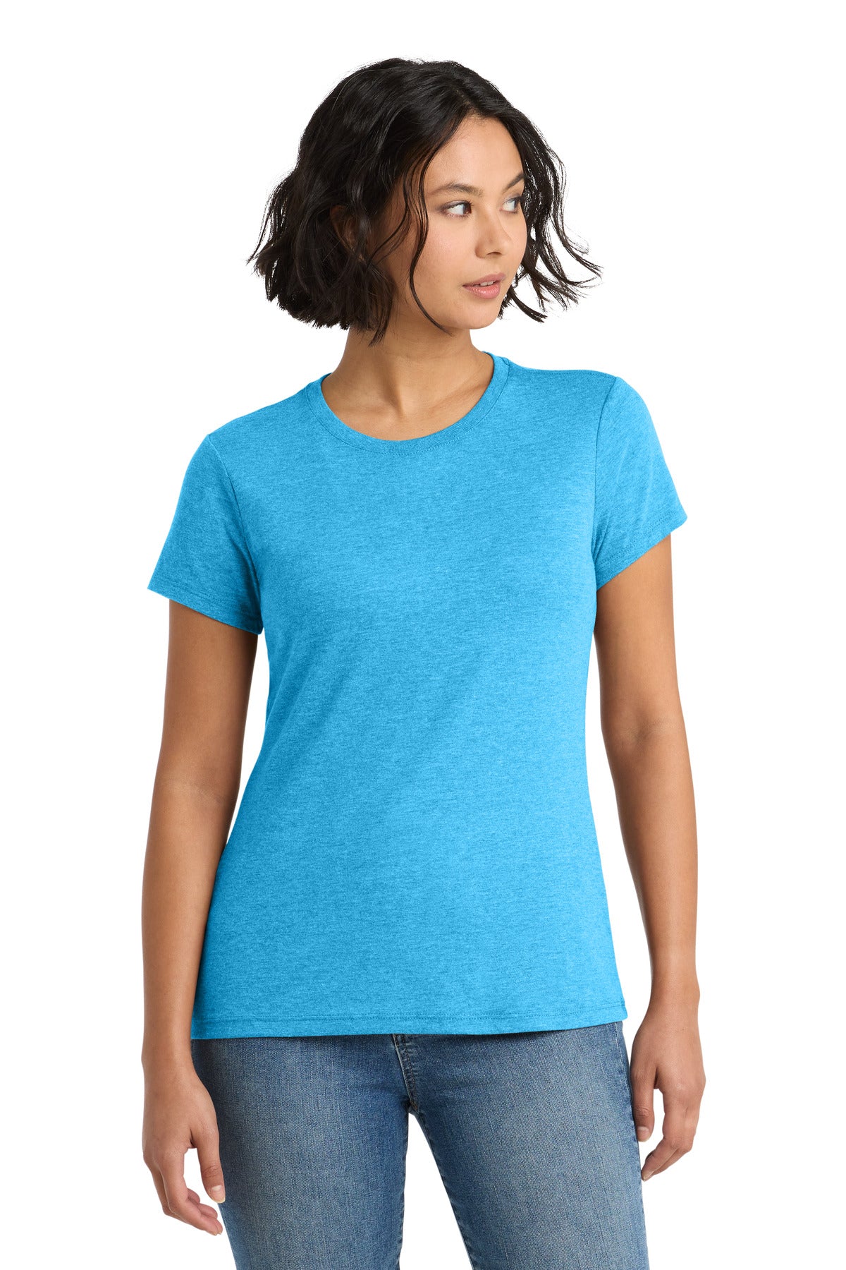 district  ®  women's perfect tri ®  tee. dm130l