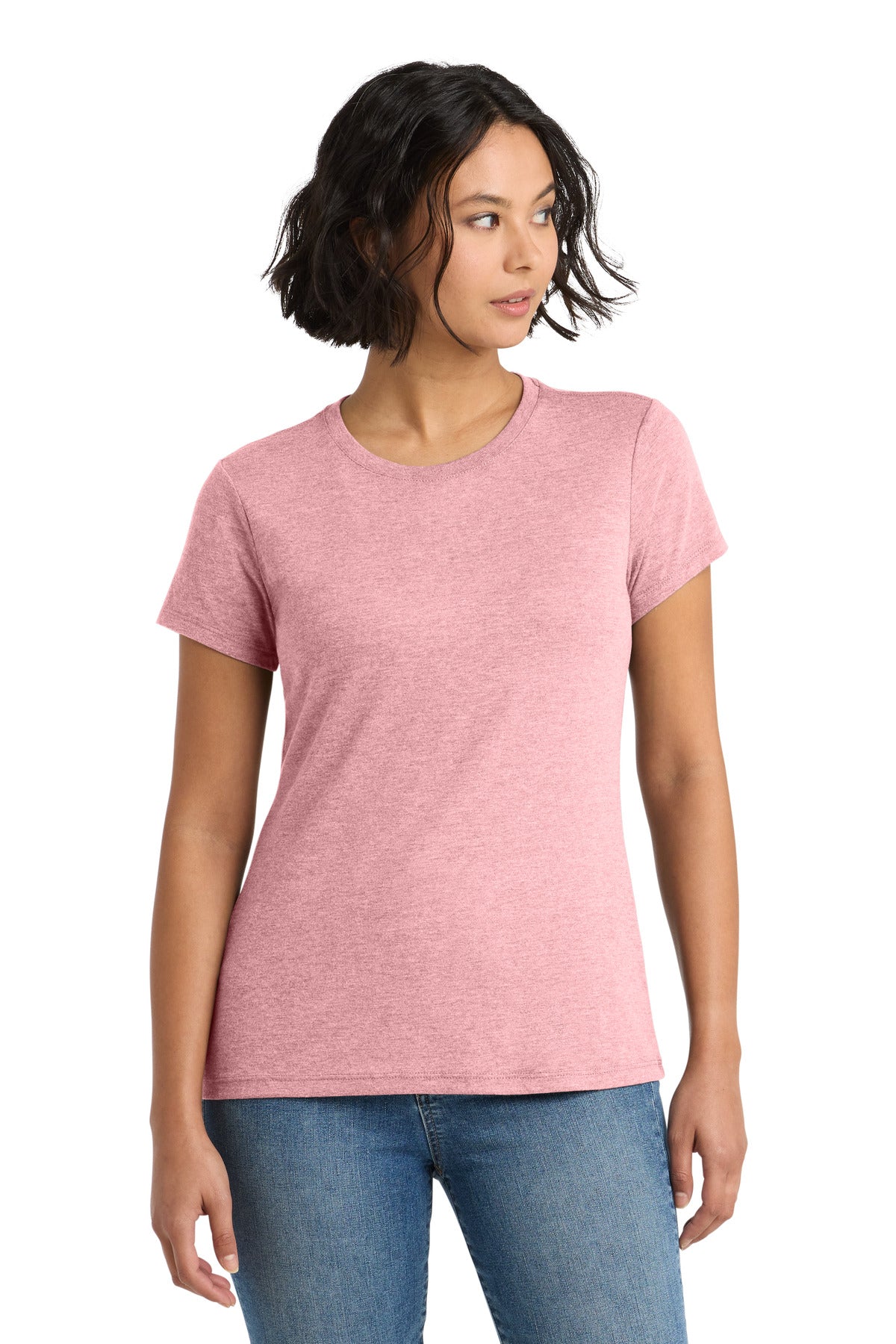 district  ®  women's perfect tri ®  tee. dm130l
