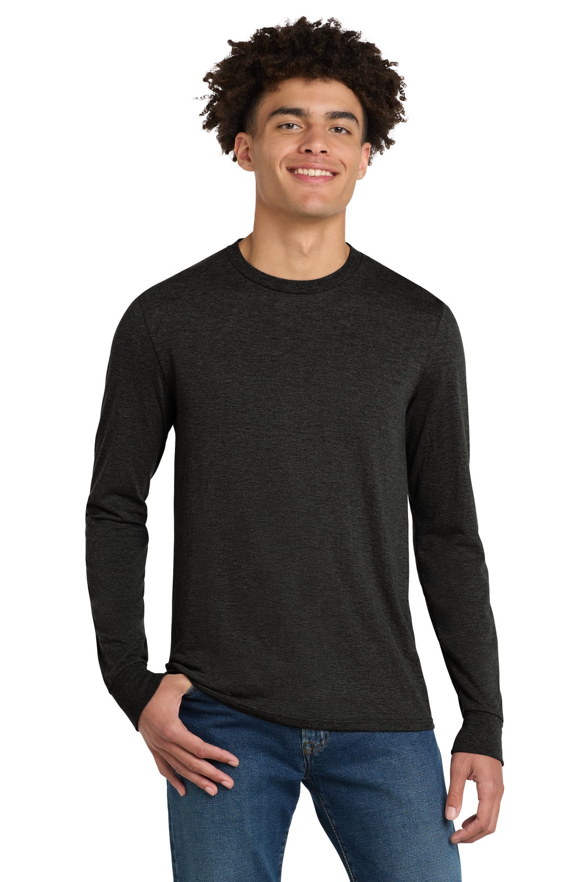district ®  perfect tri ®  long sleeve tee . dm132