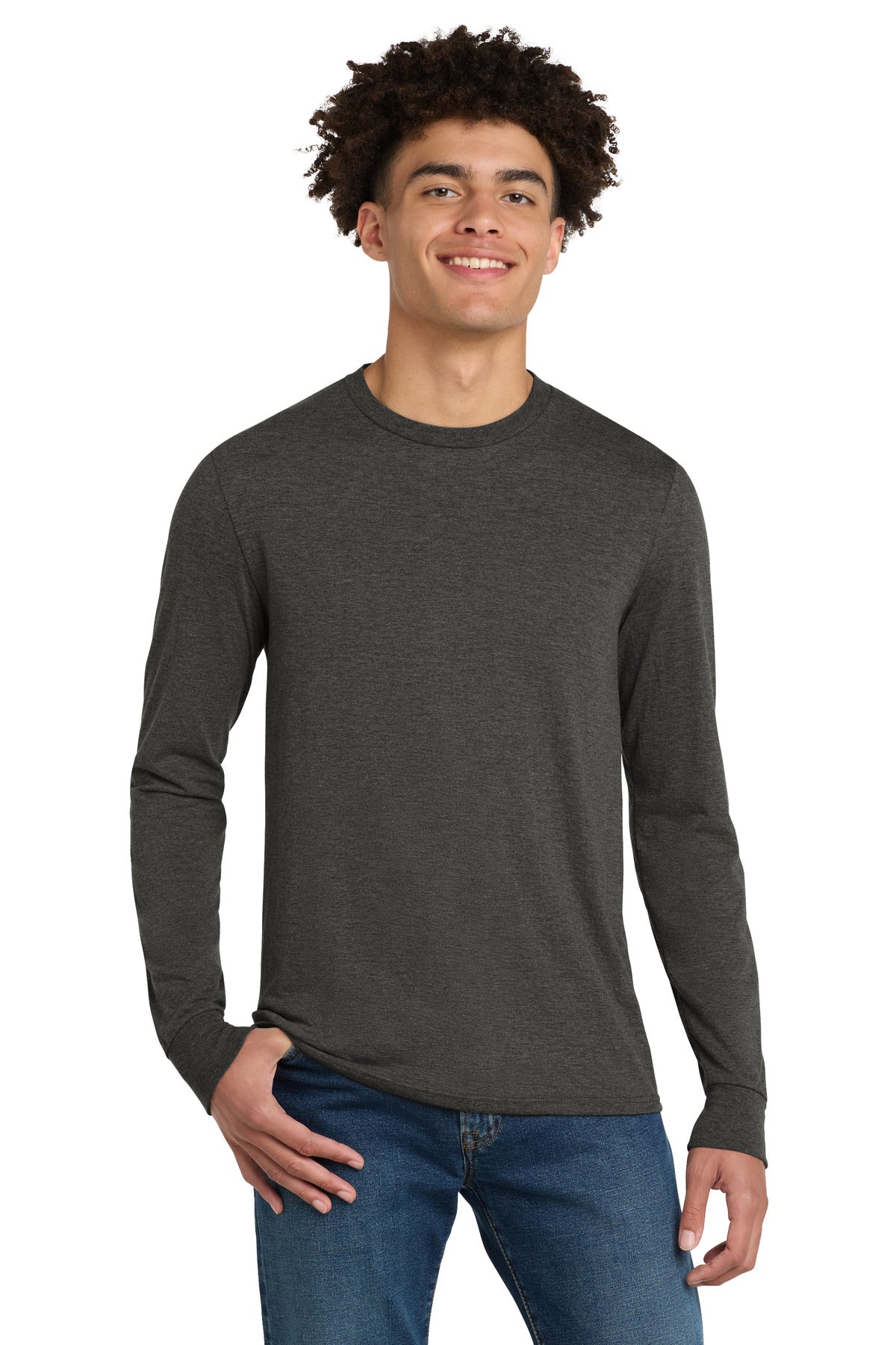 district ®  perfect tri ®  long sleeve tee . dm132