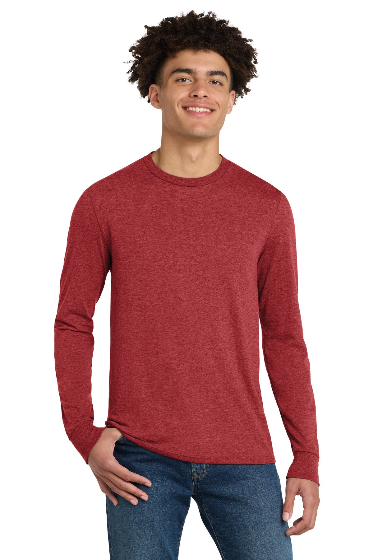 district ®  perfect tri ®  long sleeve tee . dm132