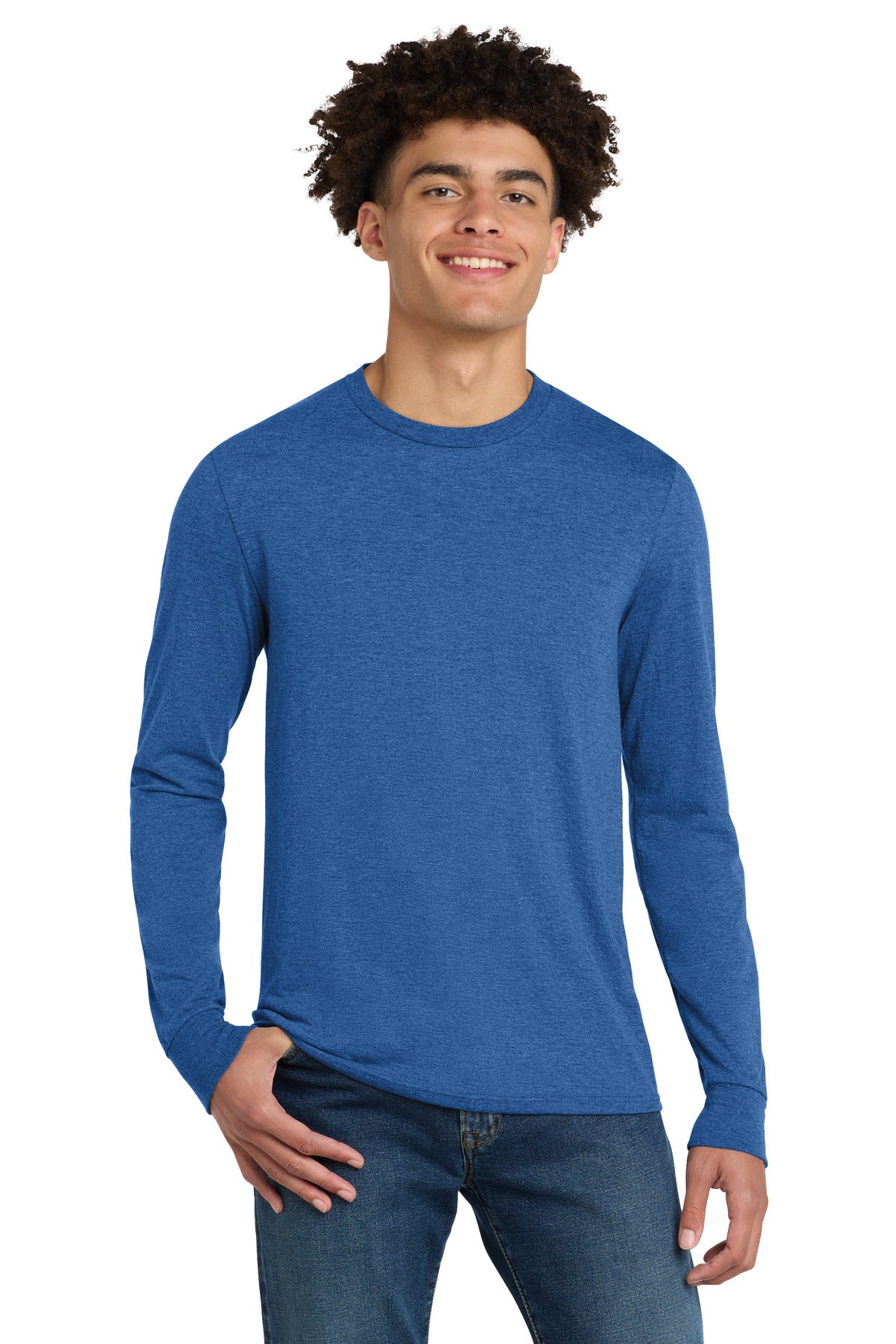 district ®  perfect tri ®  long sleeve tee . dm132