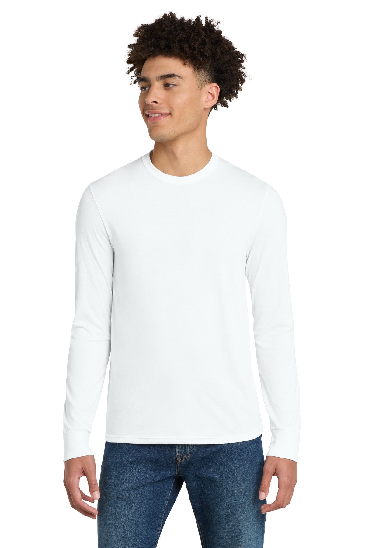 district ®  perfect tri ®  long sleeve tee . dm132