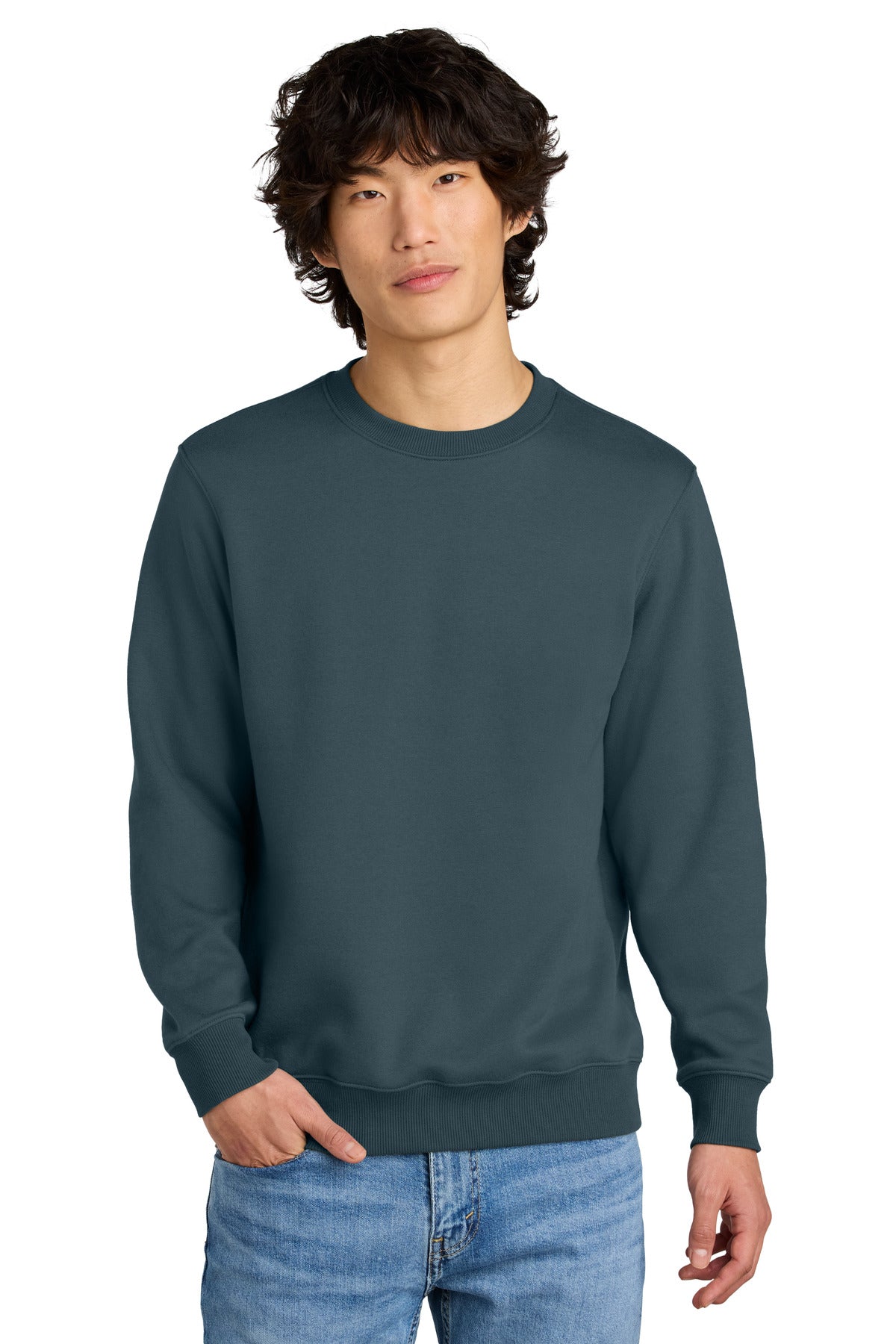 district ®  perfect weight ®  fleece crew dt1106