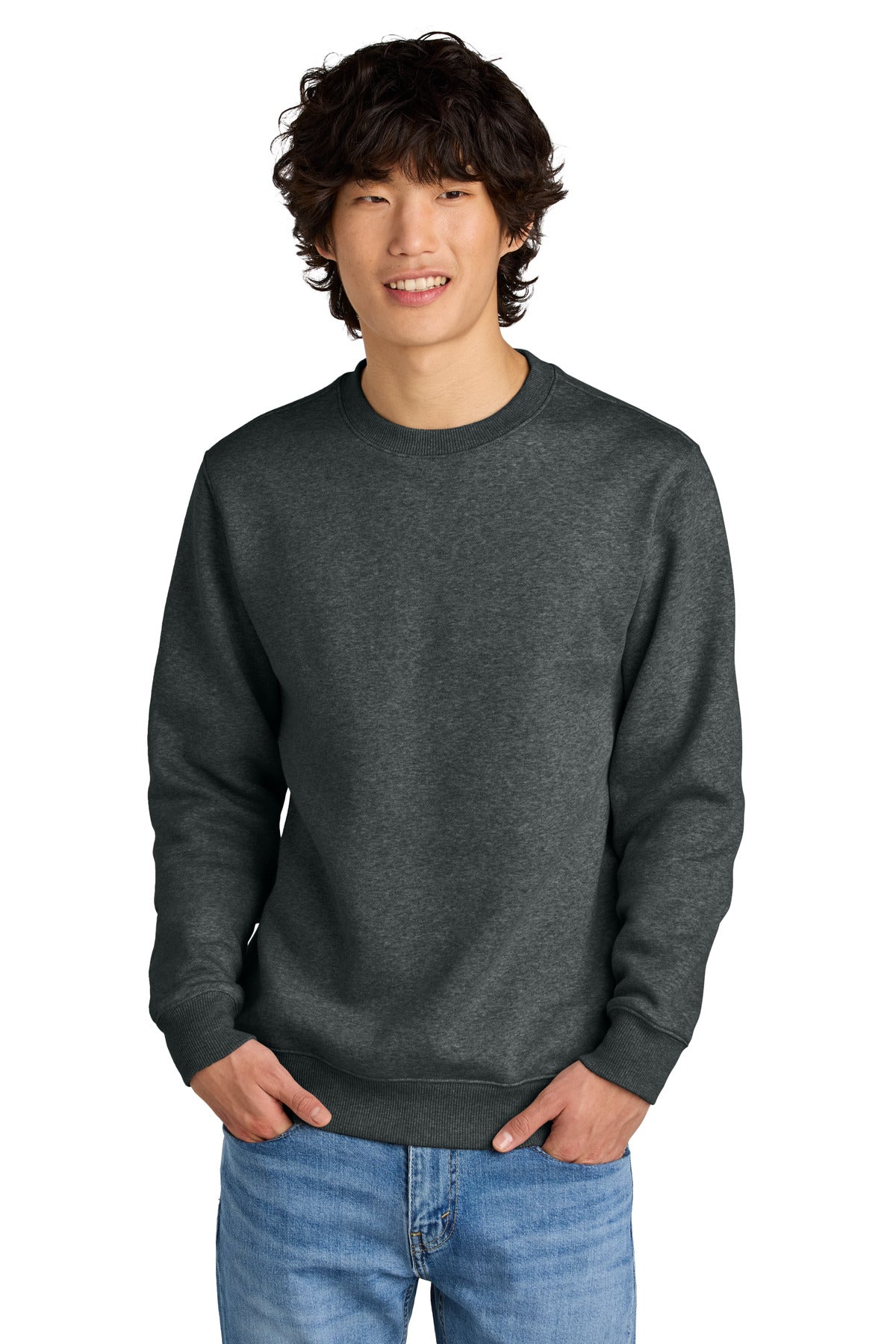 district ®  perfect weight ®  fleece crew dt1106
