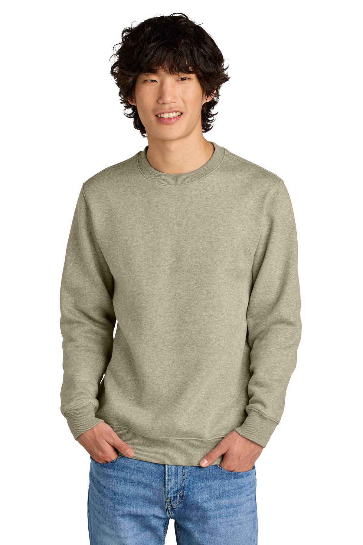 district ®  perfect weight ®  fleece crew dt1106