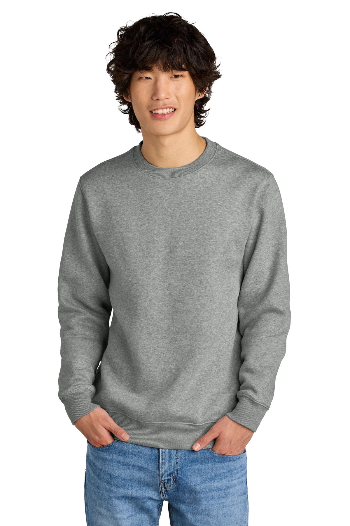 district ®  perfect weight ®  fleece crew dt1106