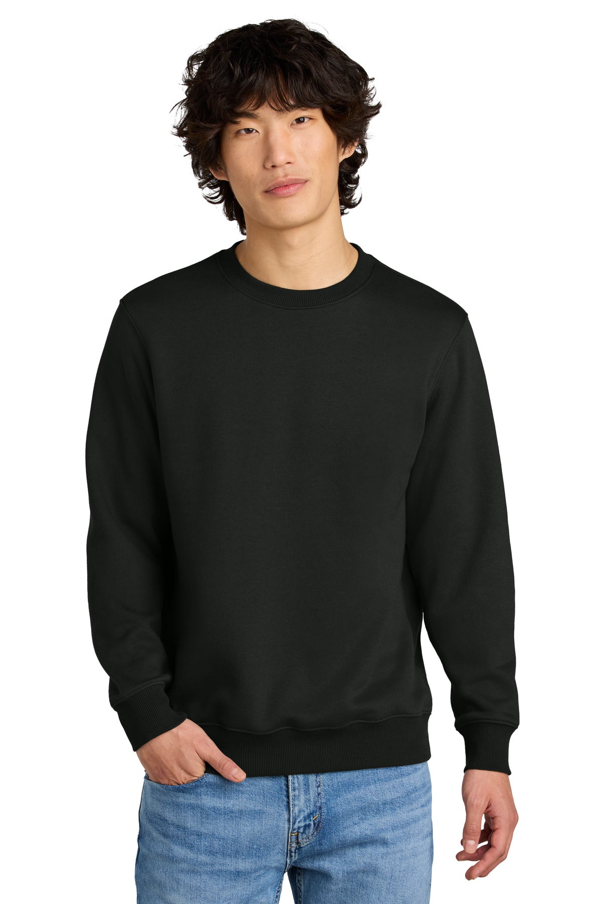 district ®  perfect weight ®  fleece crew dt1106