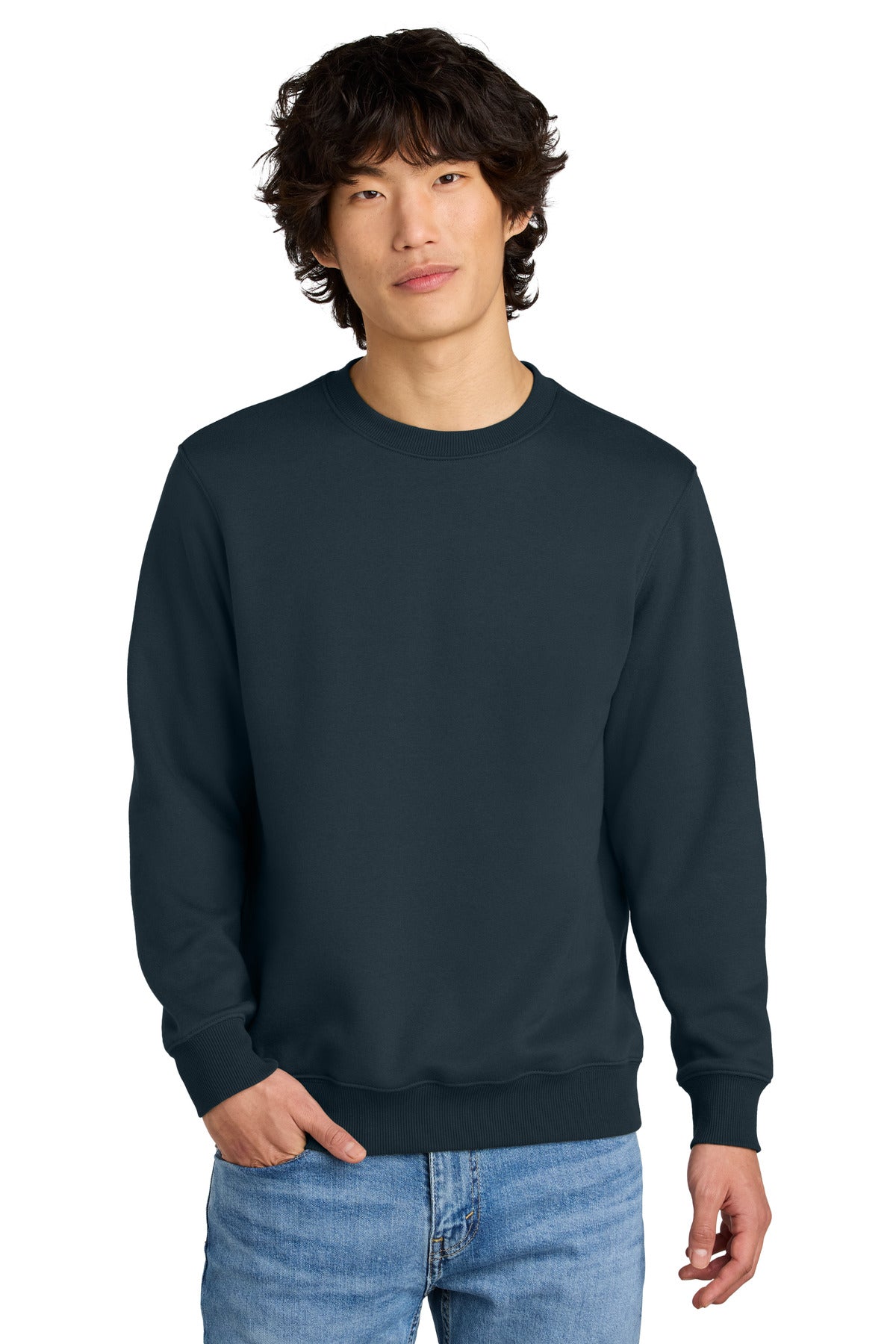 district ®  perfect weight ®  fleece crew dt1106