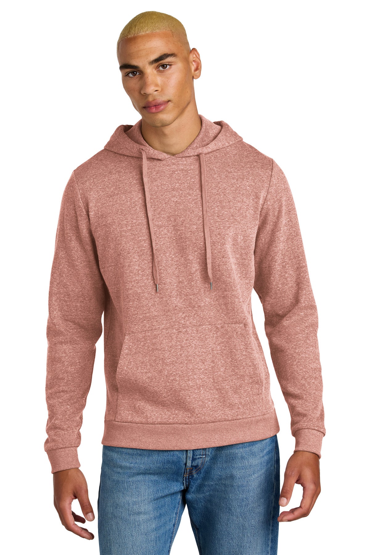 district ®  perfect tri ®  fleece pullover hoodie dt1300