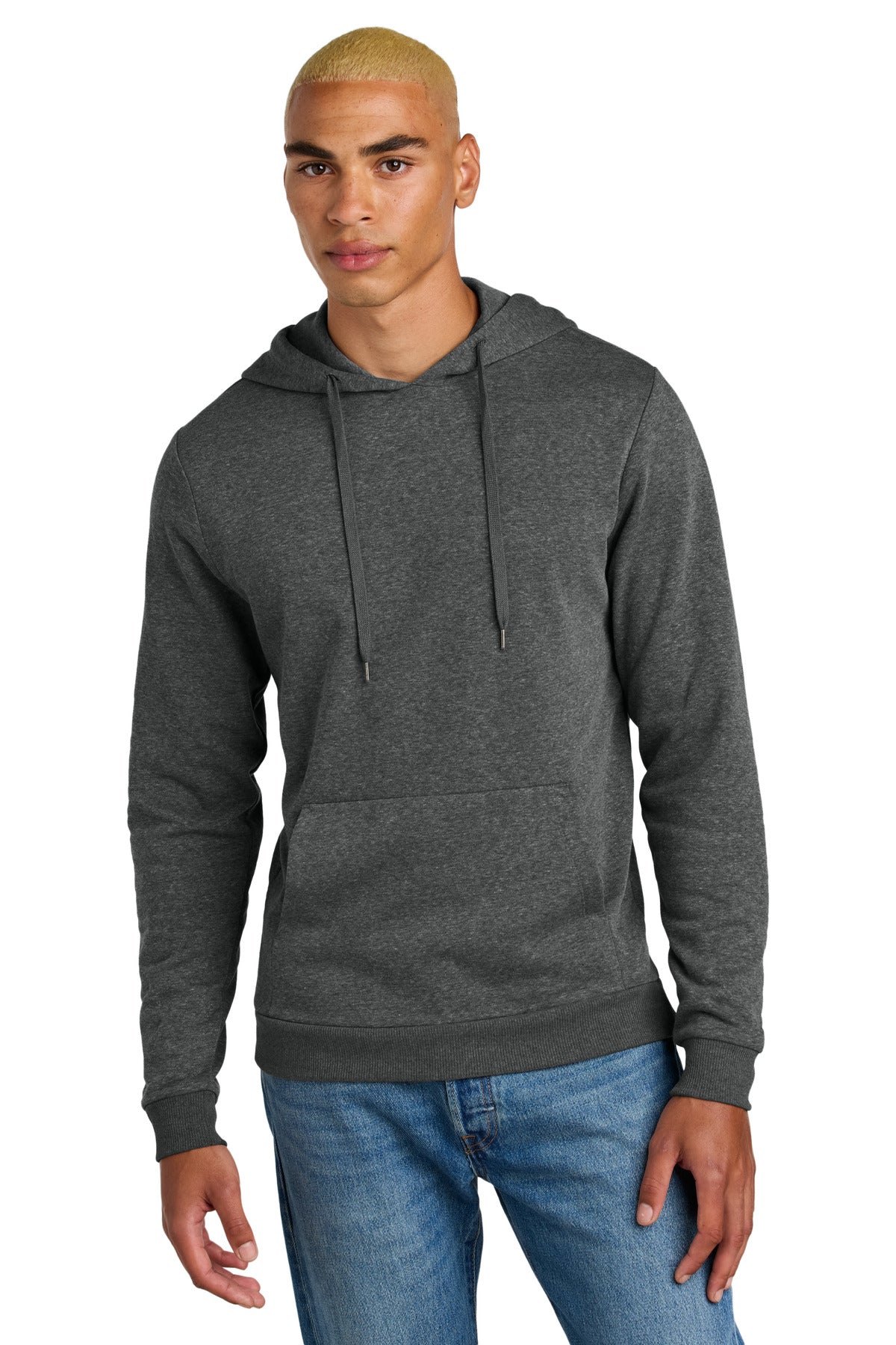 district ®  perfect tri ®  fleece pullover hoodie dt1300