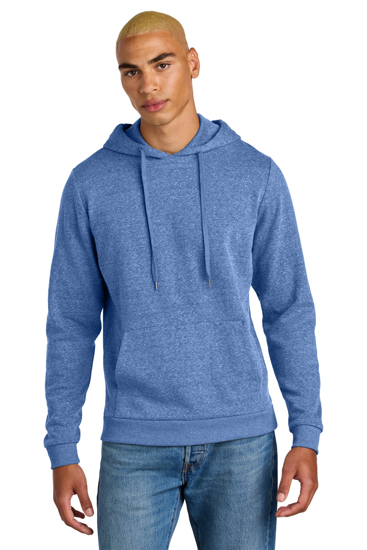 district ®  perfect tri ®  fleece pullover hoodie dt1300