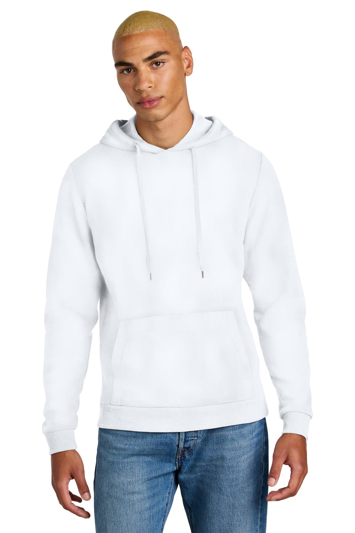 district ®  perfect tri ®  fleece pullover hoodie dt1300