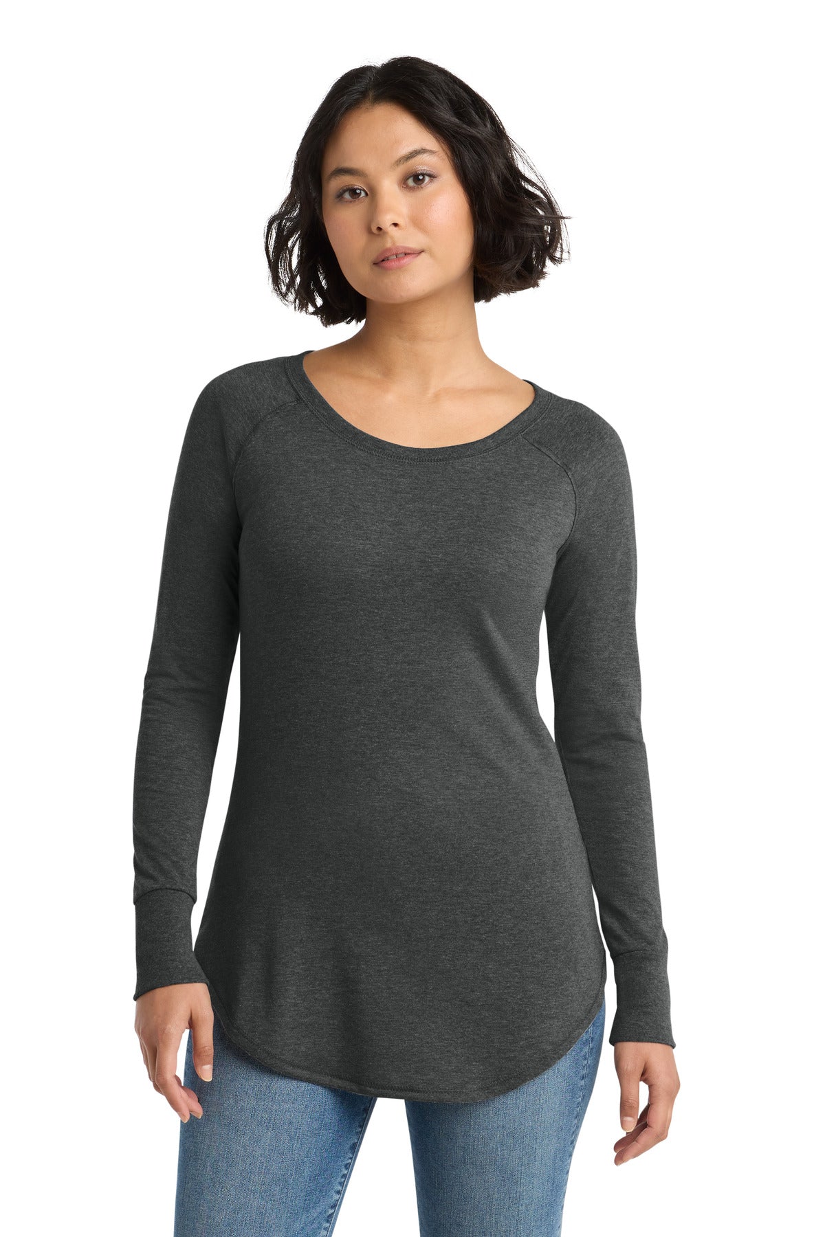 district  ®  women's perfect tri  ®  long sleeve tunic tee. dt132l