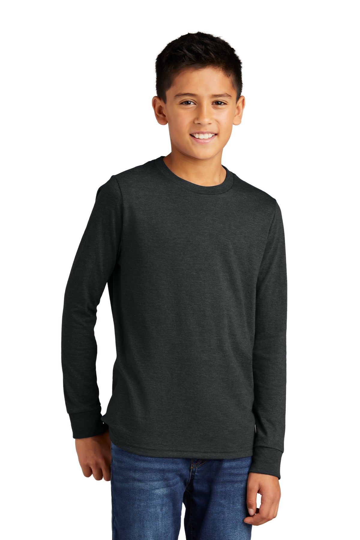 district ®  youth perfect tri ®  long sleeve tee dt132y