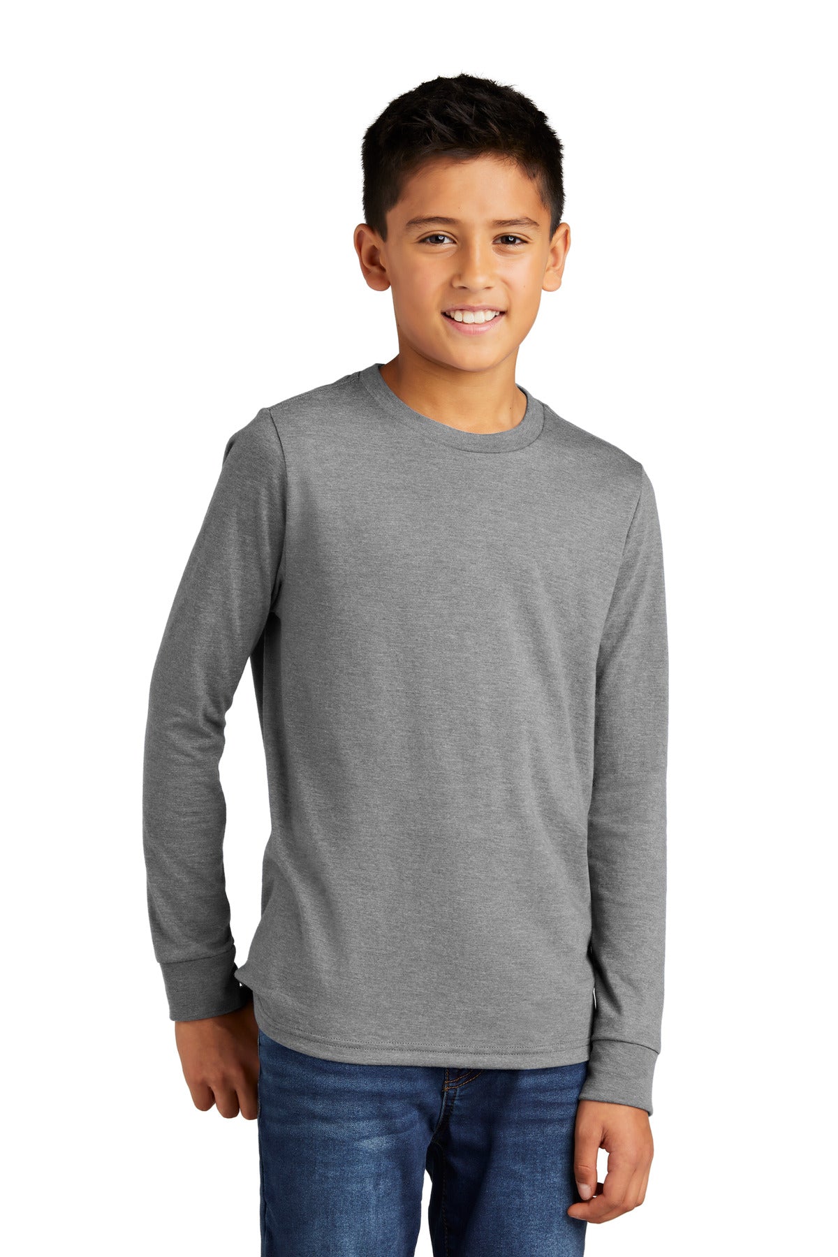 district ®  youth perfect tri ®  long sleeve tee dt132y