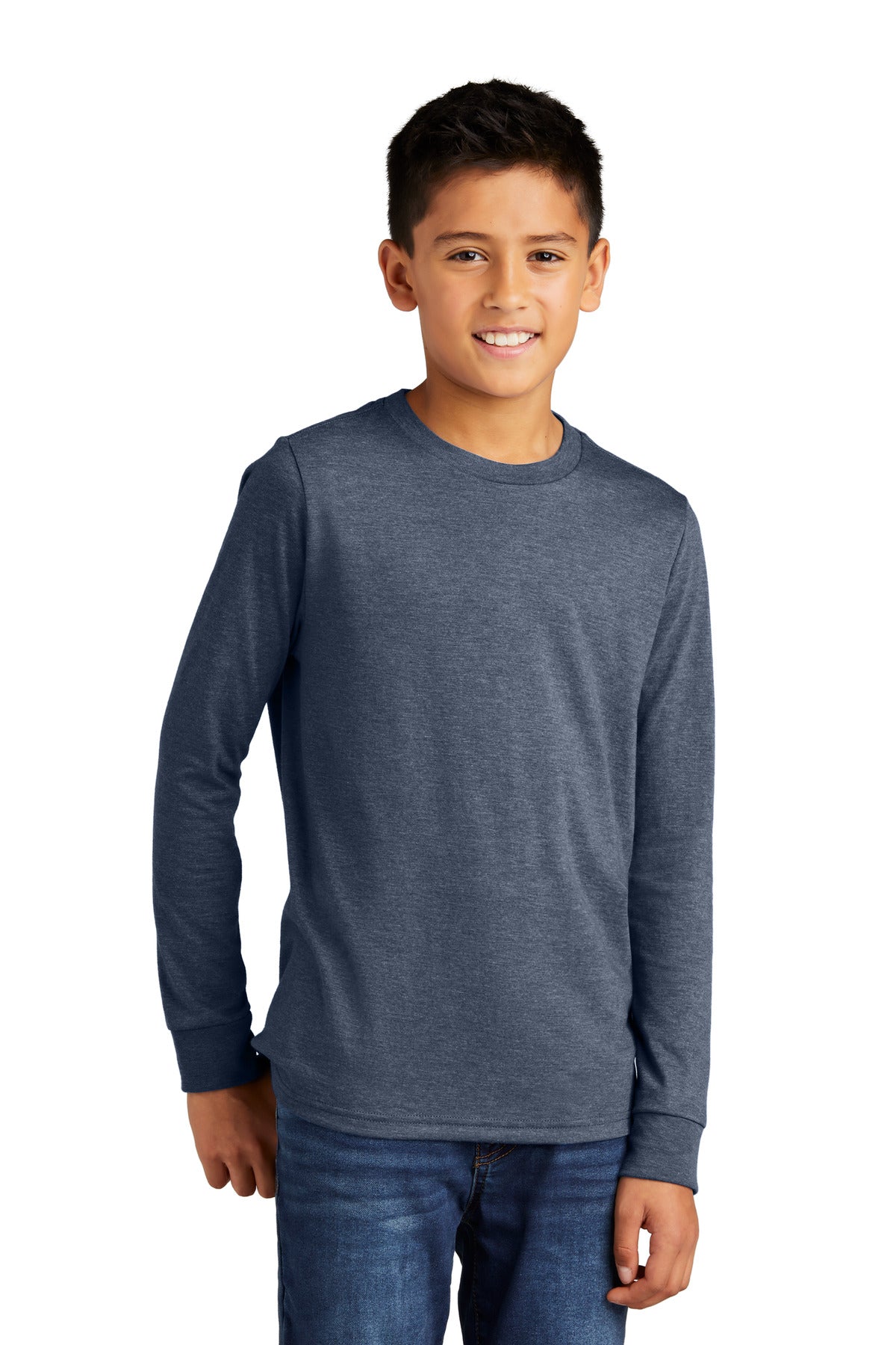 district ®  youth perfect tri ®  long sleeve tee dt132y
