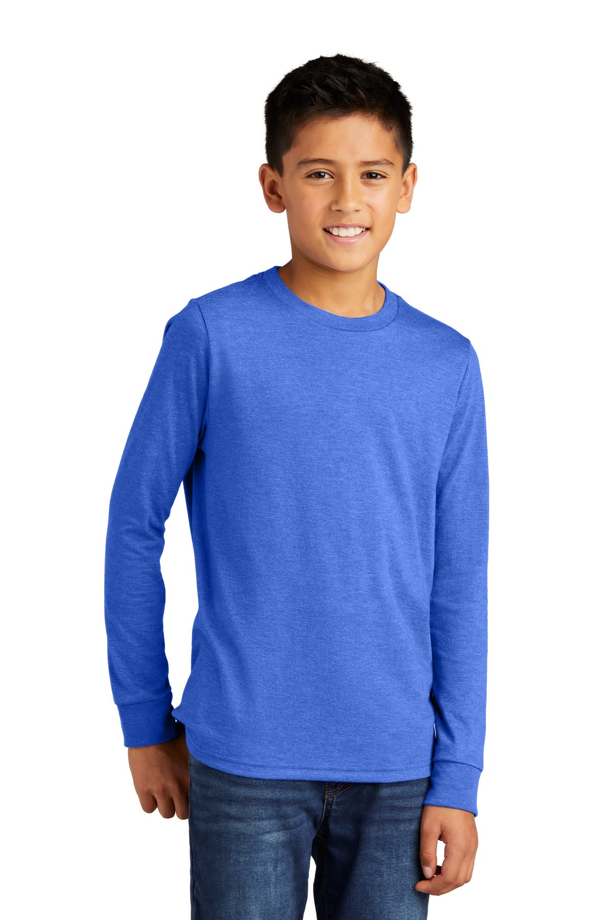 district ®  youth perfect tri ®  long sleeve tee dt132y