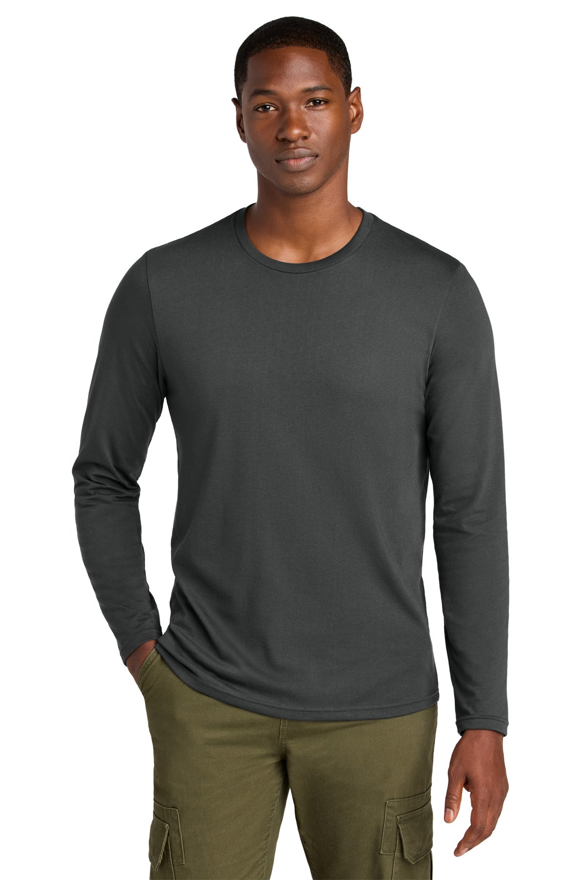 district ®  perfect weight ®  cvc long sleeve tee dt185