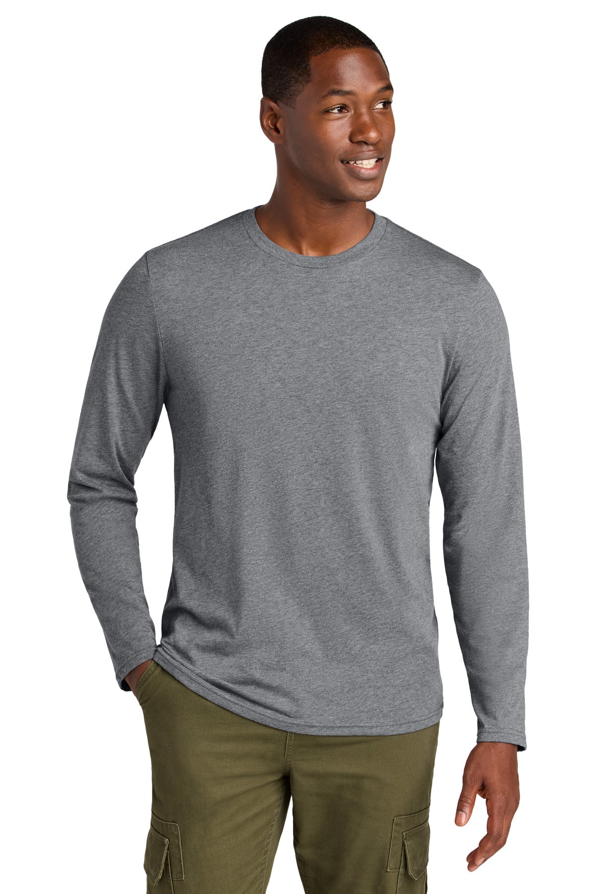 district ®  perfect weight ®  cvc long sleeve tee dt185