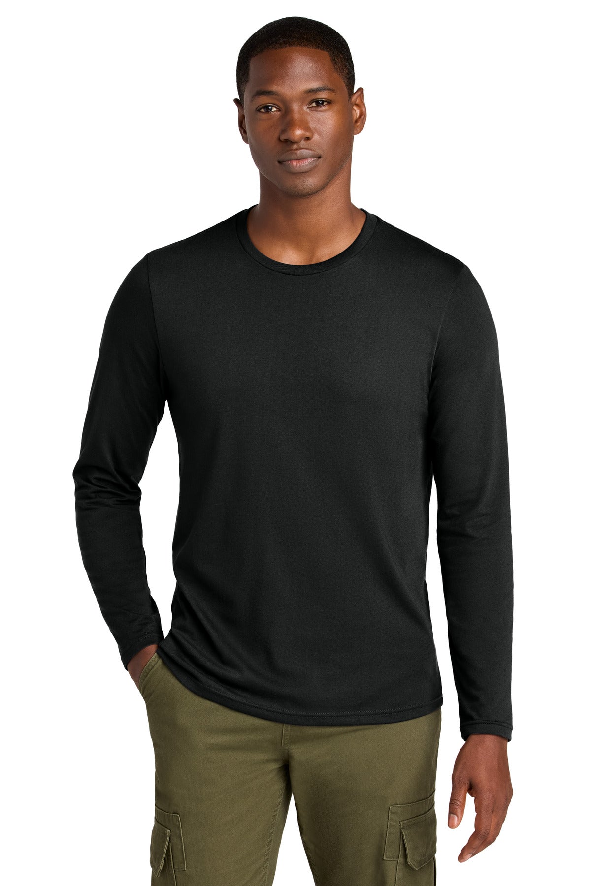 district ®  perfect weight ®  cvc long sleeve tee dt185