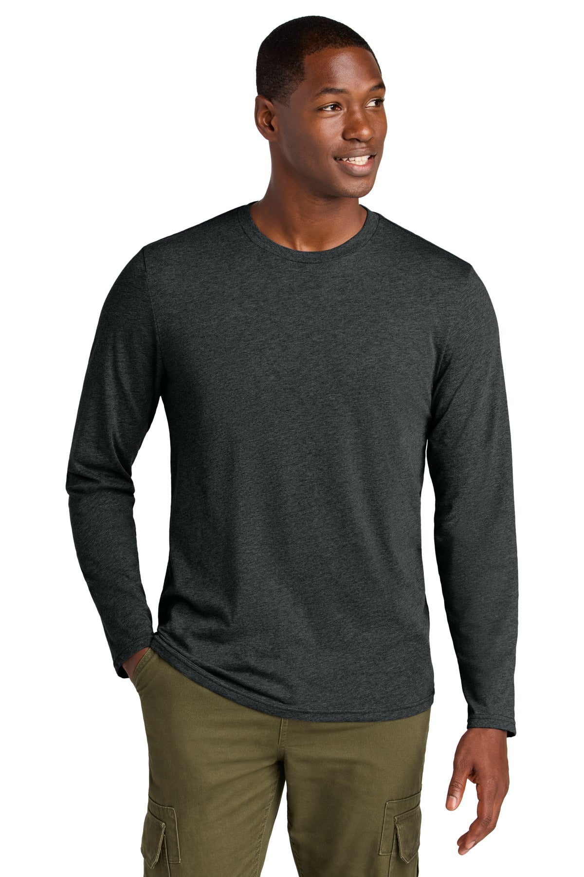 district ®  perfect weight ®  cvc long sleeve tee dt185