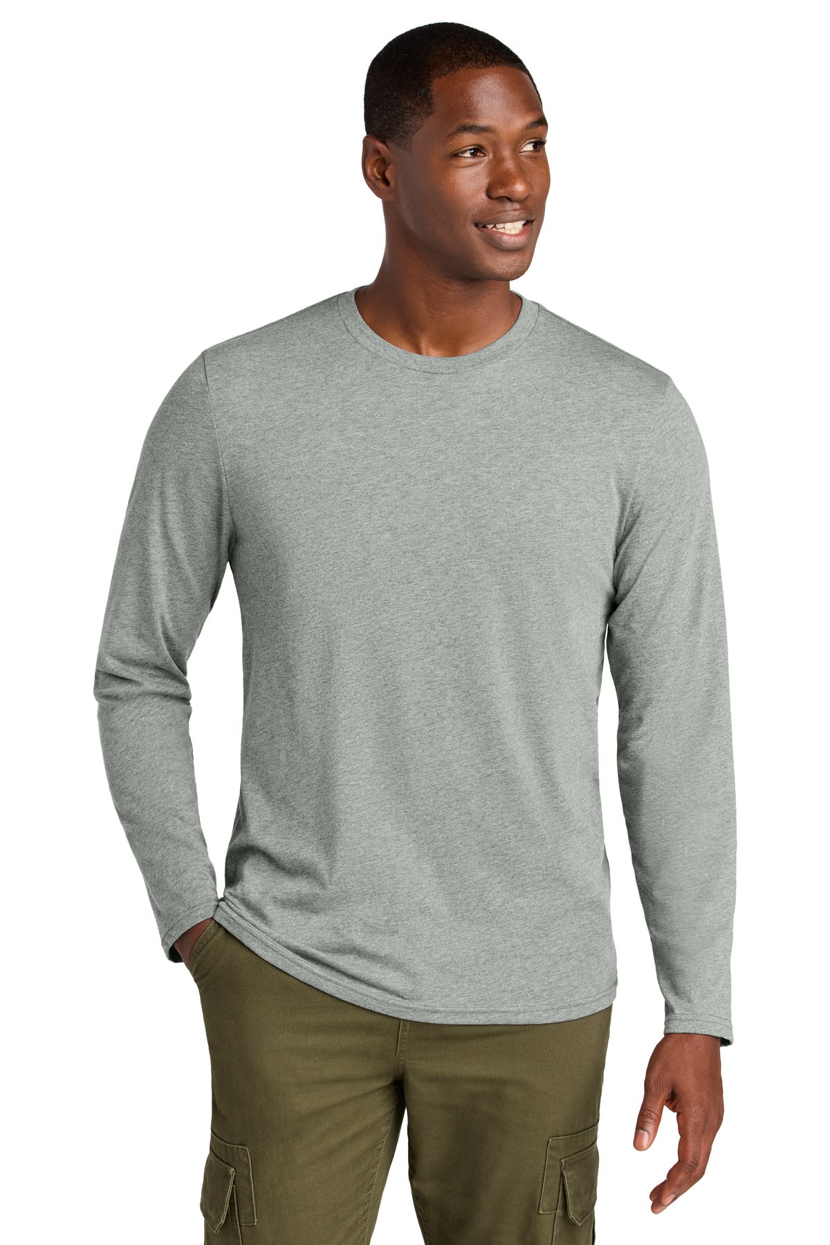 district ®  perfect weight ®  cvc long sleeve tee dt185