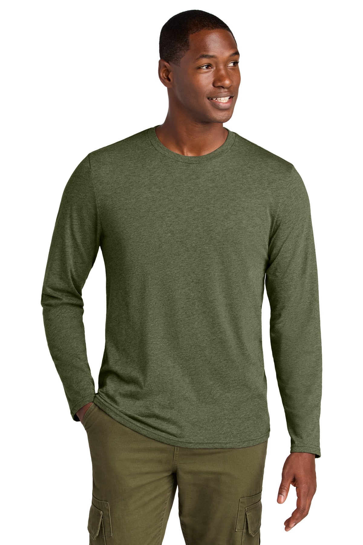 district ®  perfect weight ®  cvc long sleeve tee dt185