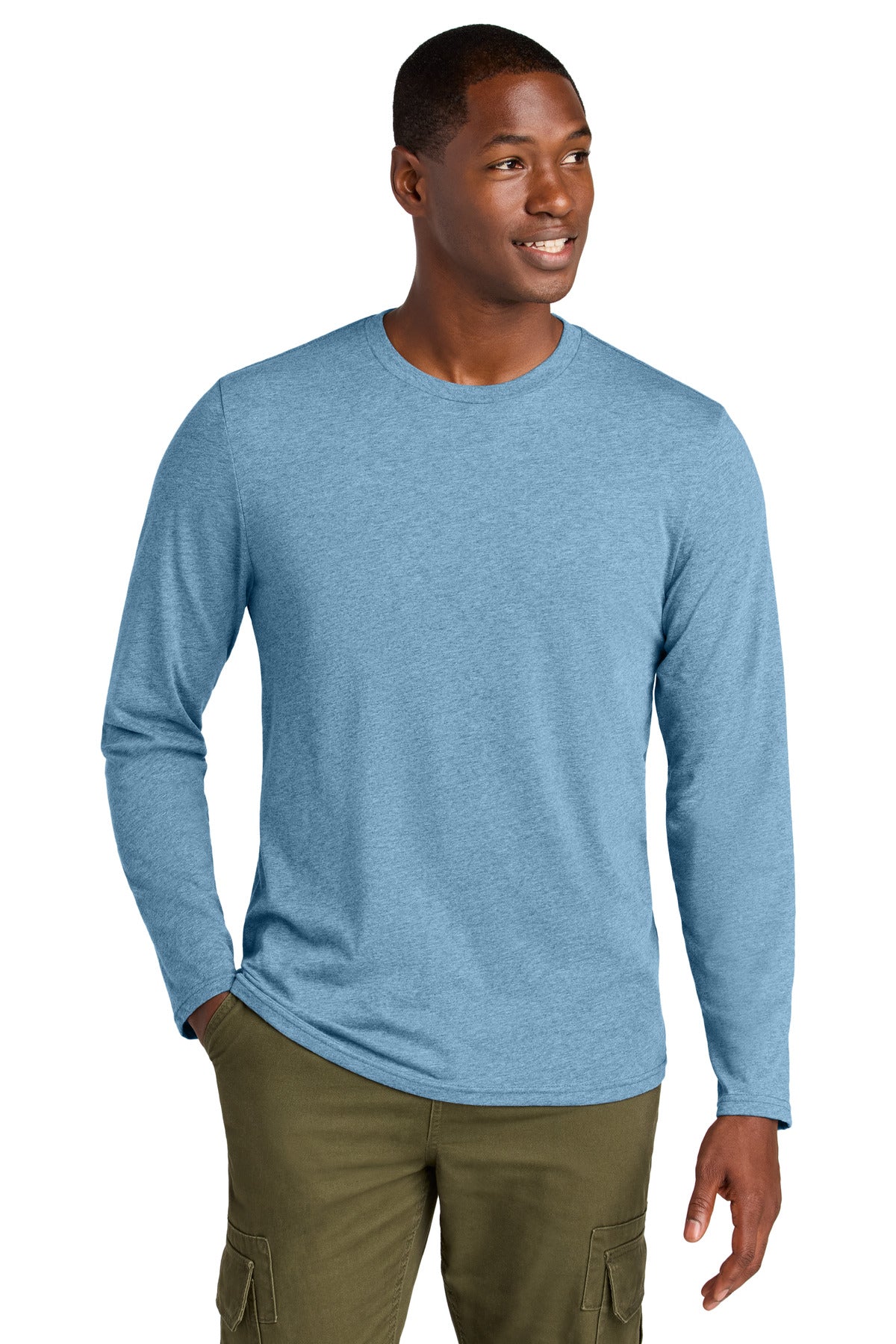 district ®  perfect weight ®  cvc long sleeve tee dt185