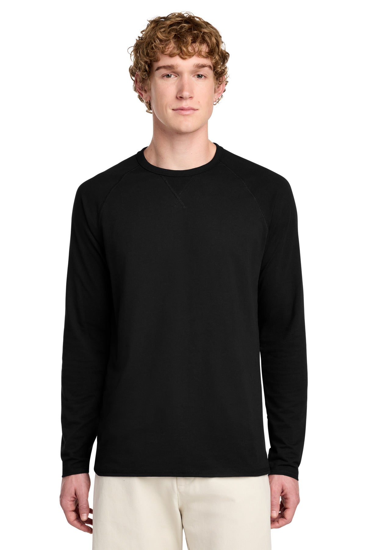 district ®  featherweight french terry ™  long sleeve crewneck dt572